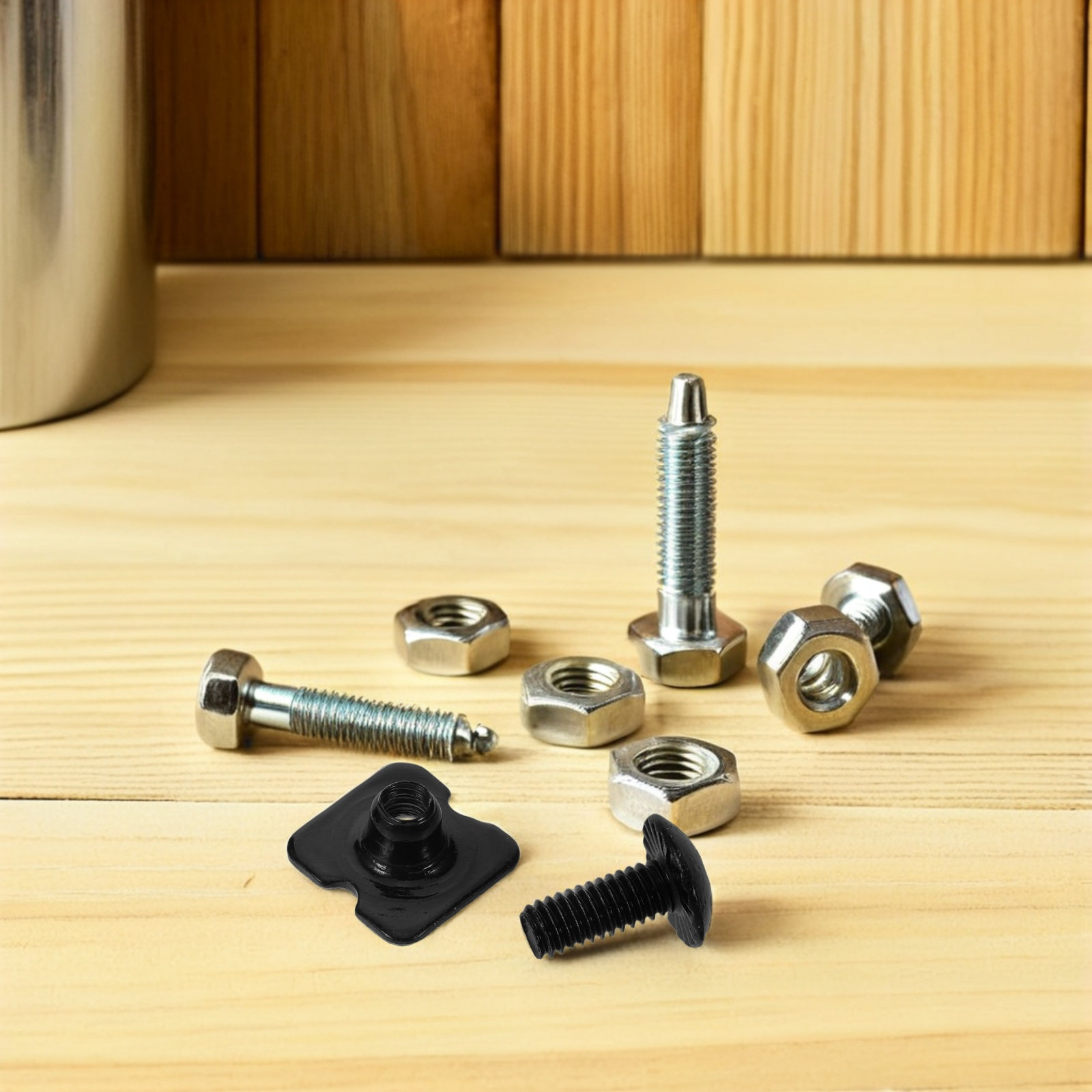 1 Set schwarze Stahlrückplatte – Woodworking Kits For Adults Bewertung und Preis