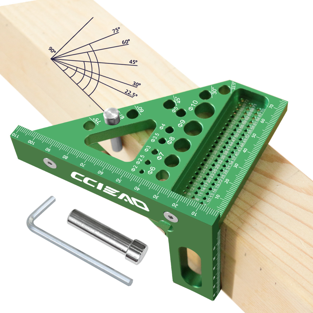 Carpenter Square 3D-Messlineal – Woodworking Carpenter Bewertung und Preis