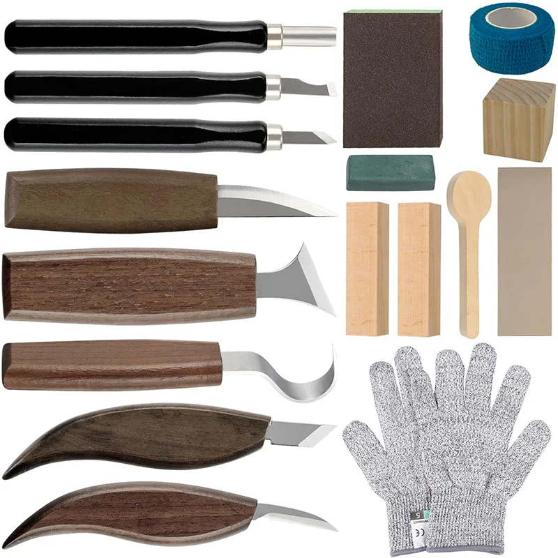 Holzschnitzset, 17-teilig, Hol – Woodworking Kits For Adults Bewertung und Preis