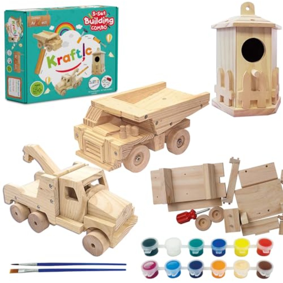Holzbau-Bausatz für Erwachsene – Woodworking Kits For Adults Bewertung und Preis