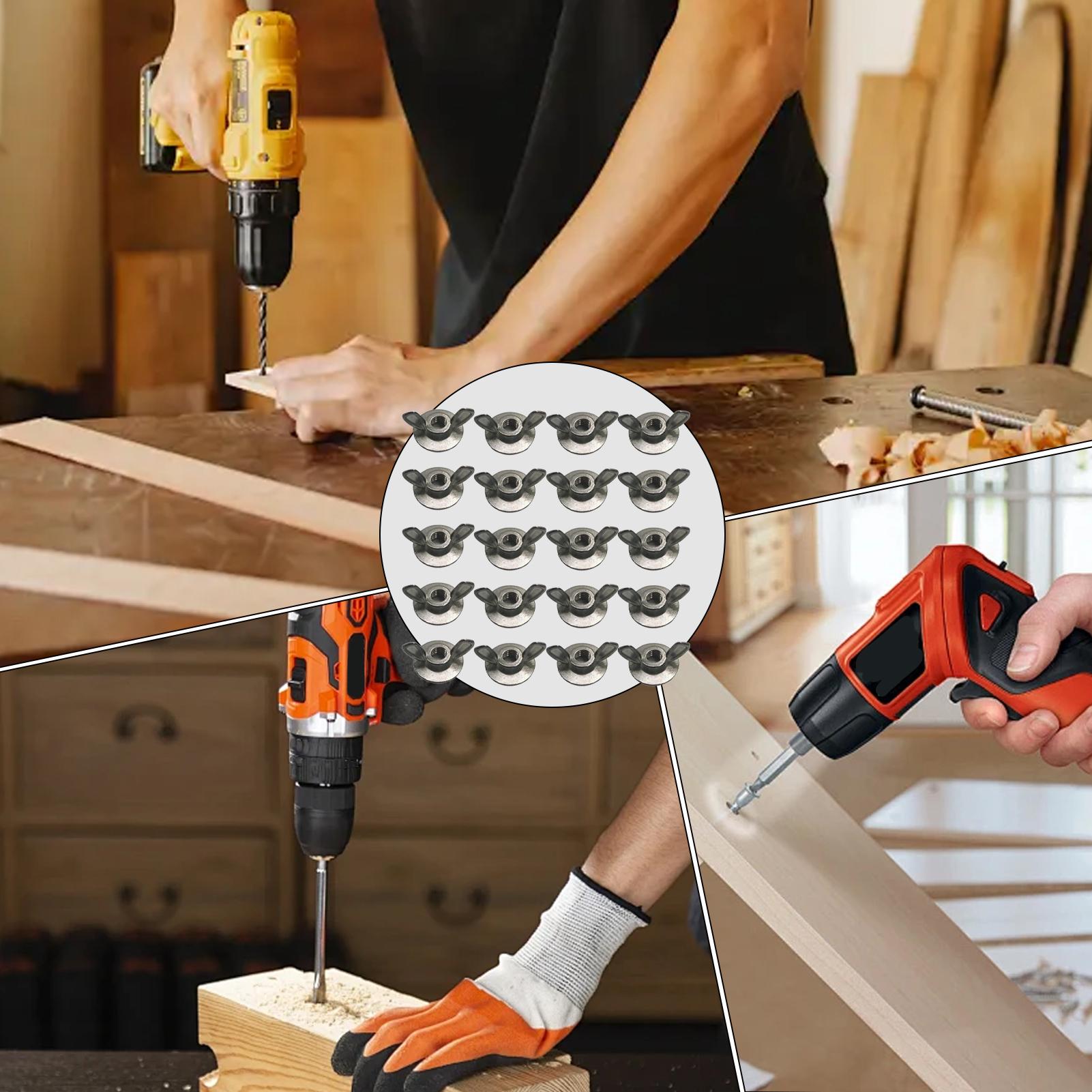 Flügelmutter-Set, 1/4 Zoll, St – Woodworking Kits For Adults Bewertung und Preis